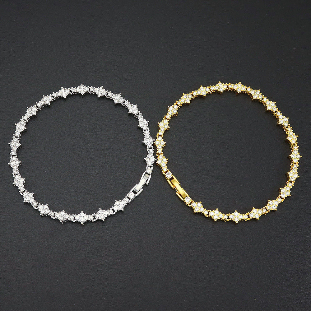 Classic Cluster Tennis Bracelet
