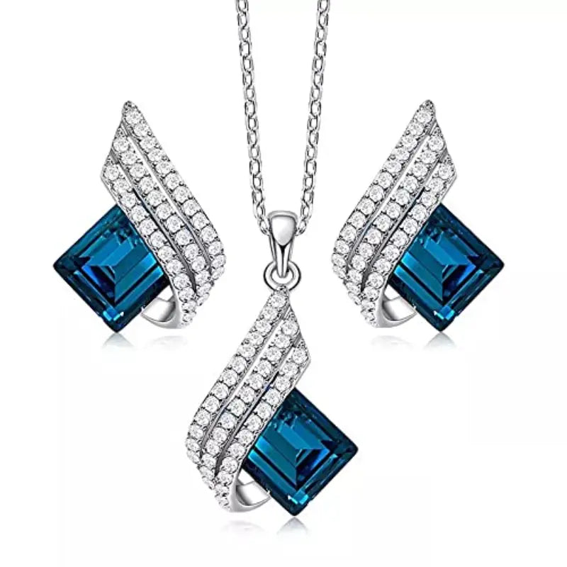 Brienne Solazure Jewelry Set (White Gold)