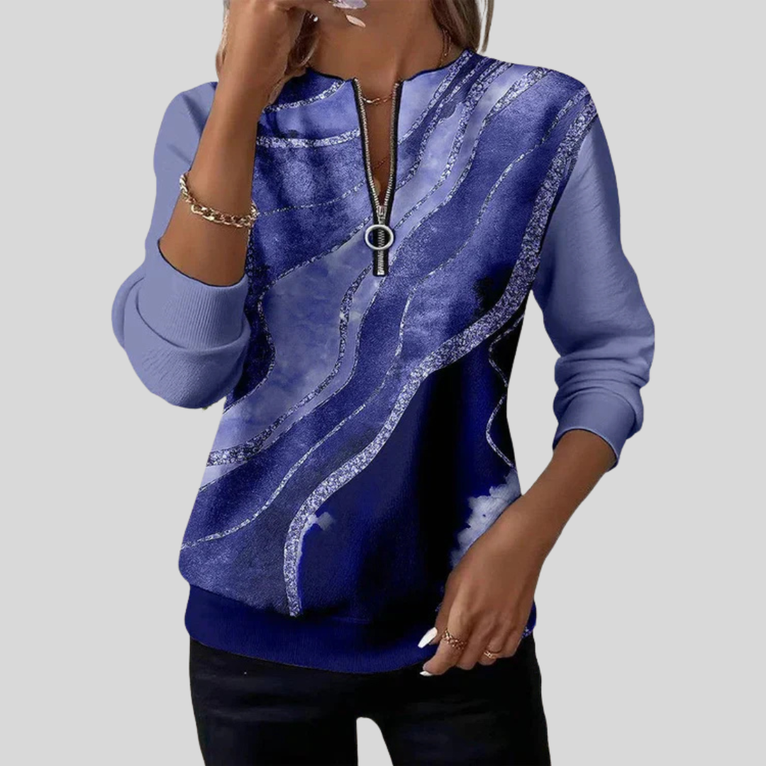 Béatrice | Vintage Print Jumper