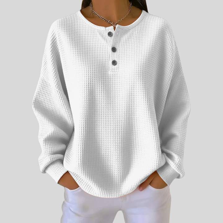 Adeline | Casual Henley Jumper
