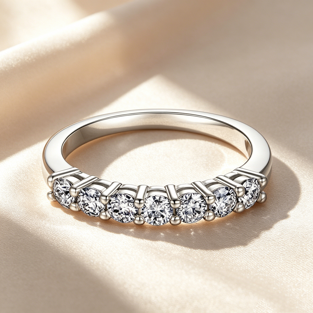 Elegant Crystal Ring Set