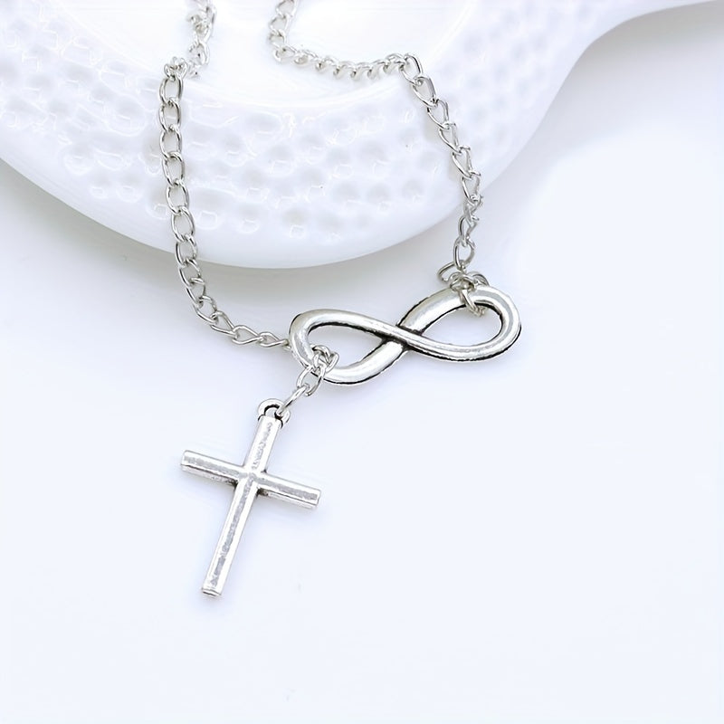 Eternal Cross Pendant Necklace