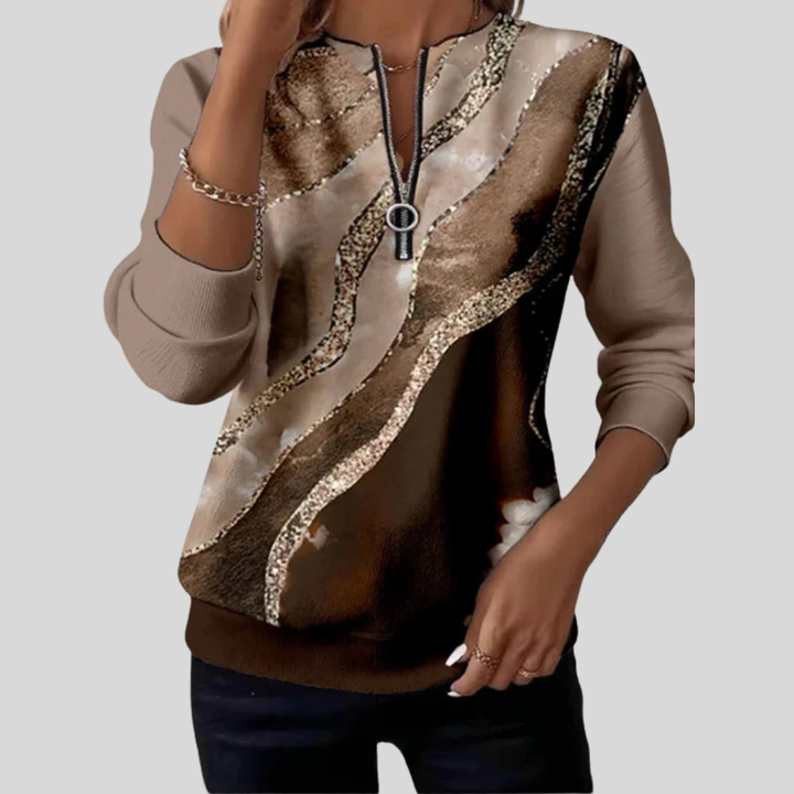 Béatrice | Vintage Print Jumper
