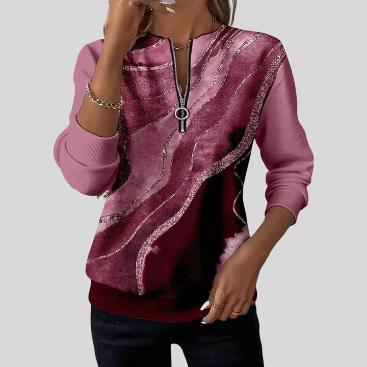 Béatrice | Vintage Print Jumper