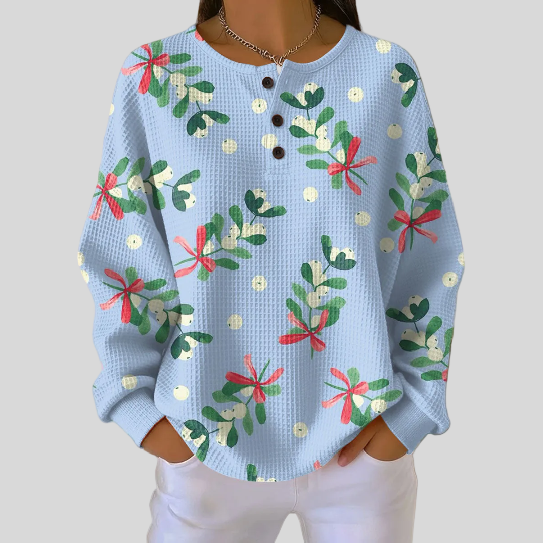 Geneviève | Waffle Knit Christmas Jumper