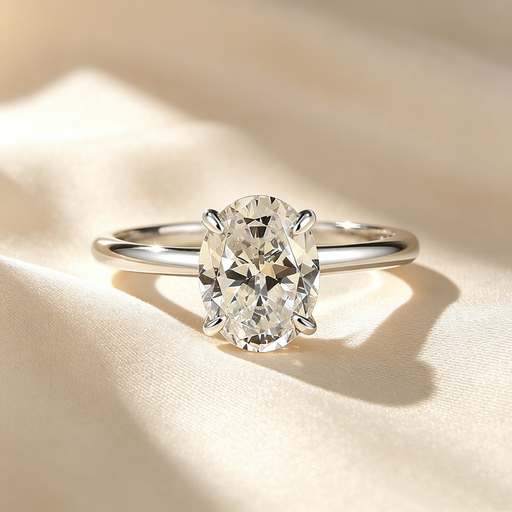 Elegant Crystal Ring Set