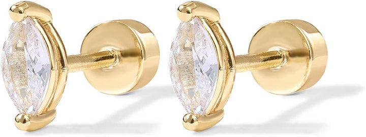Pear Cut Studs