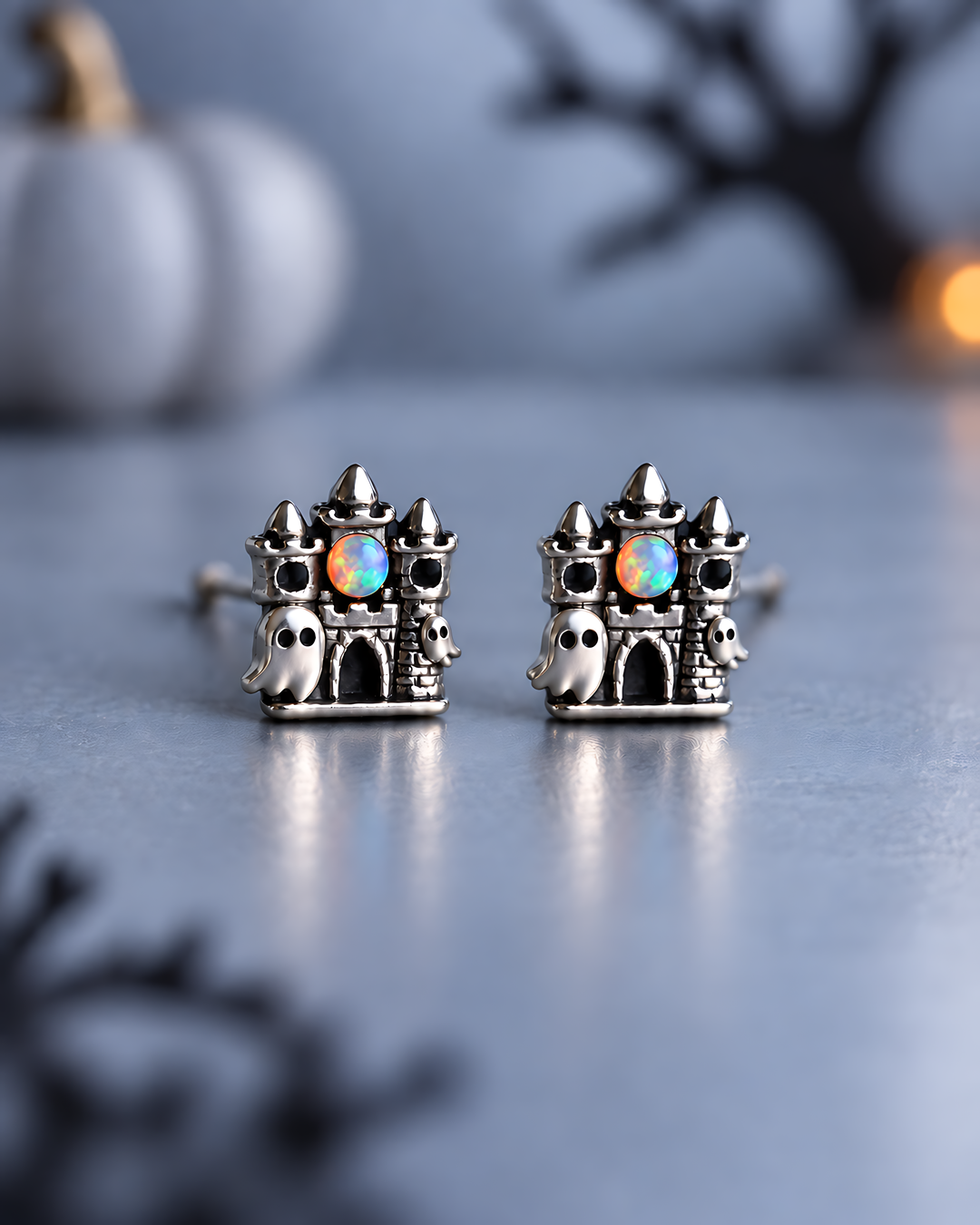Haunted Castle Opal Stud Earrings