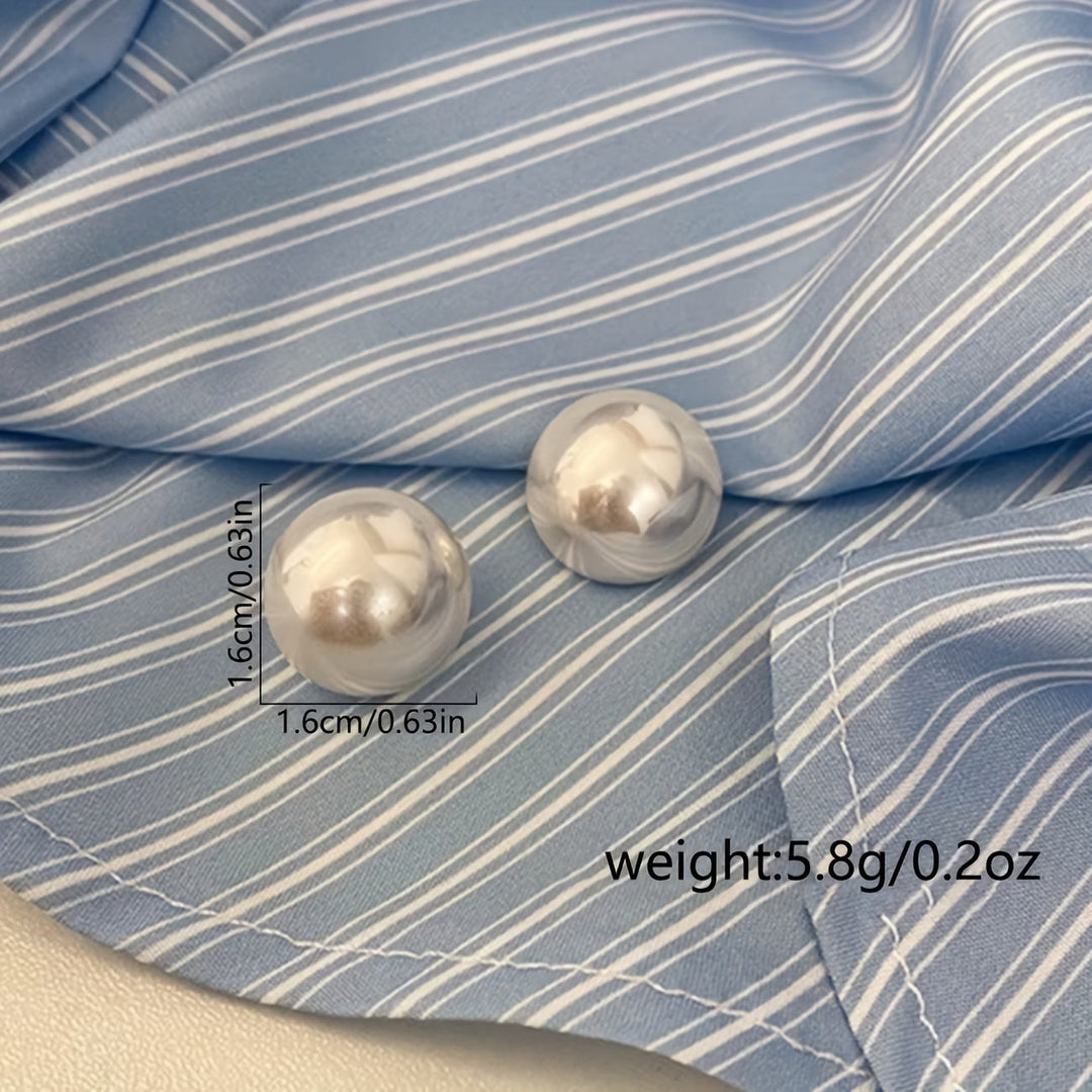 The Statement Pearl Stud Earrings