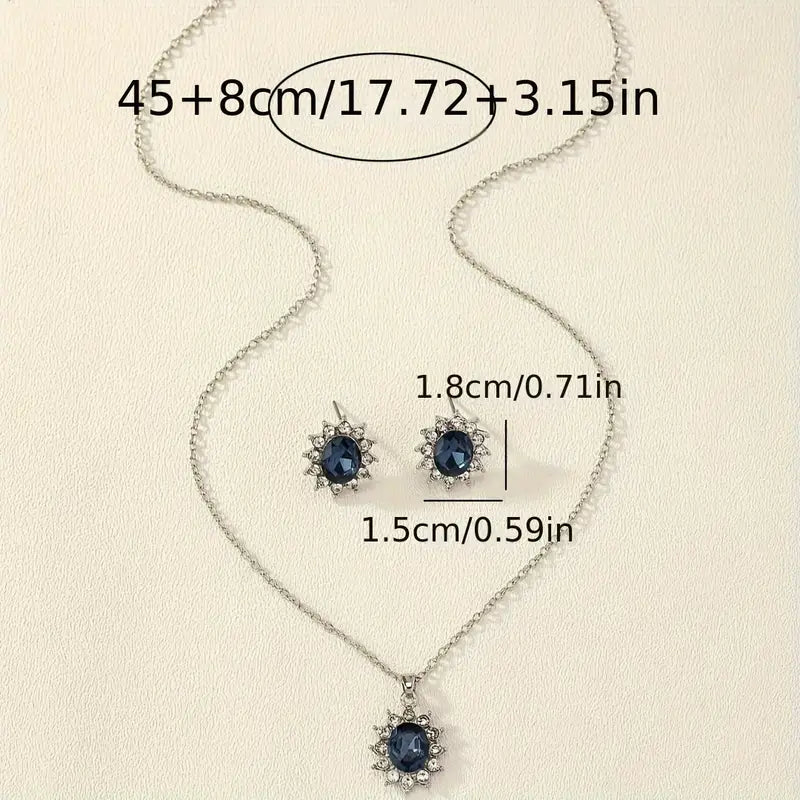 Katya Azuryn Jewelry Set (White Gold)