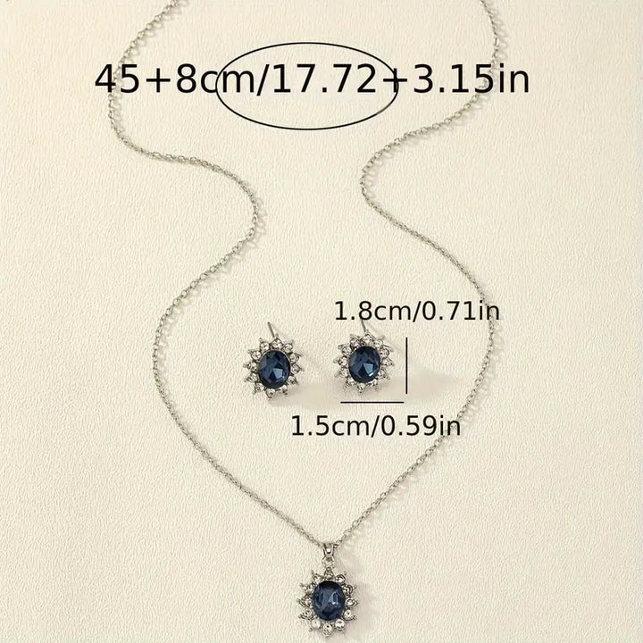 Katya Azuryn Jewelry Set (White Gold)