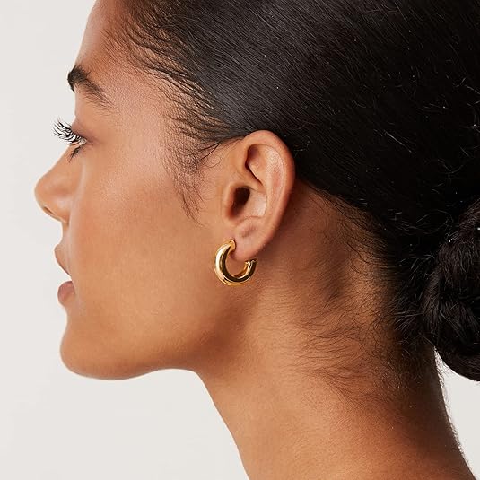 Stardust Hoop Earrings