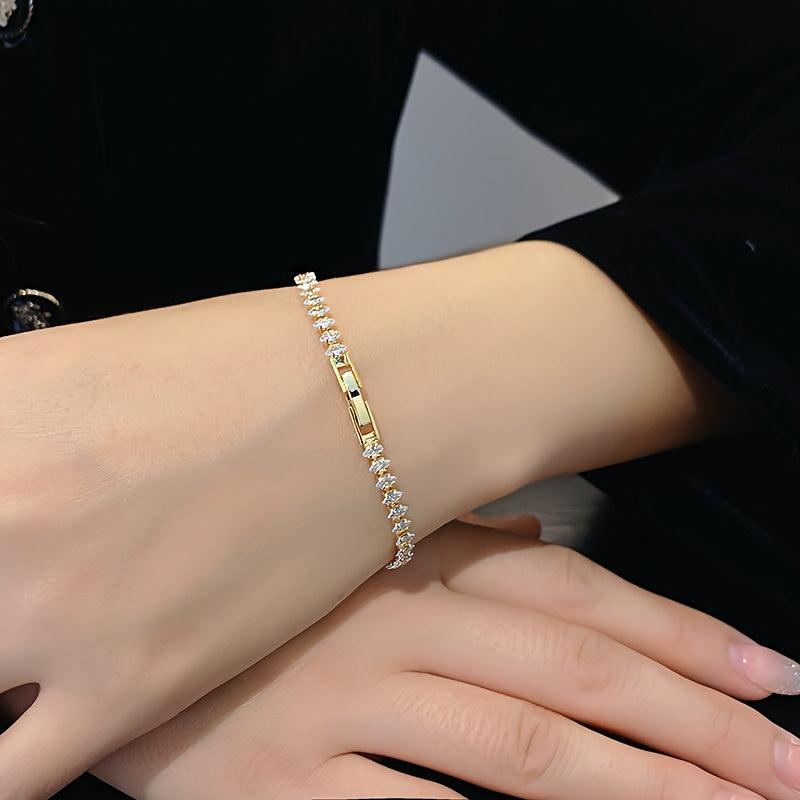 Vionelle Marquise Tennis Bracelet