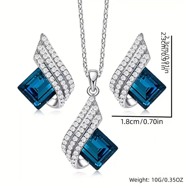 Brienne Solazure Jewelry Set (White Gold)