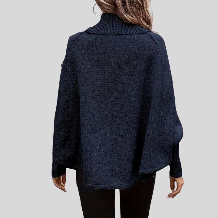 Sylvie | Cable Knit High Neck Jumper