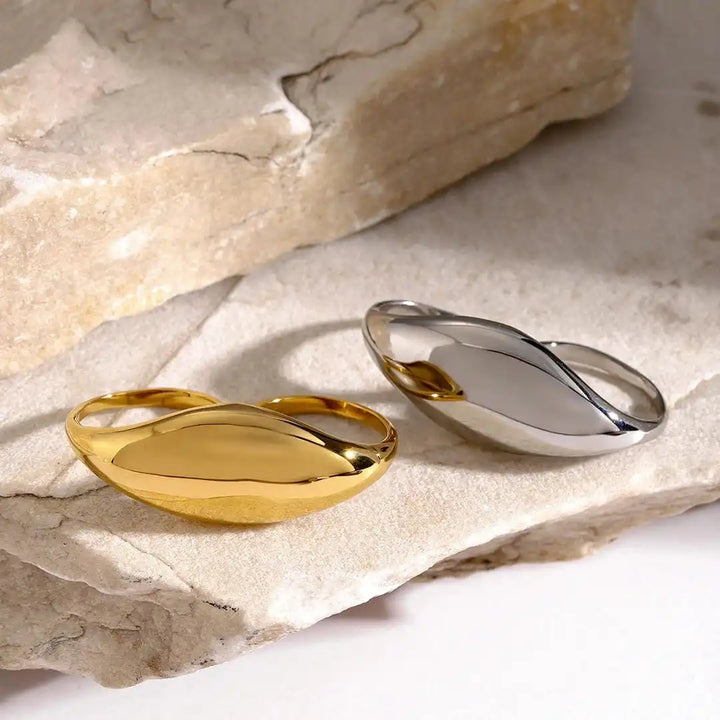 Timeless Gold-Tone Double Ring