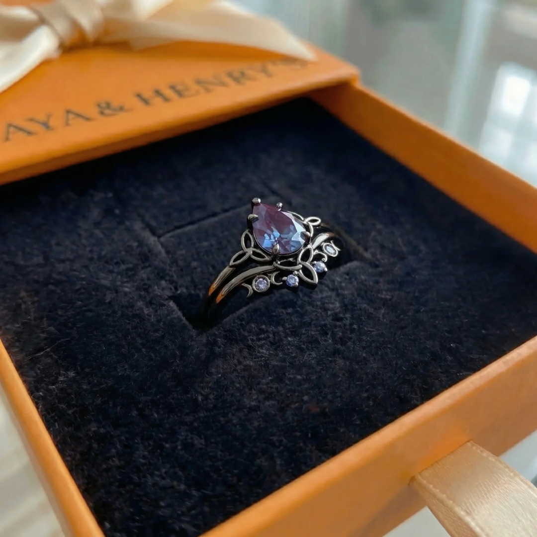 Amethyst Layers Ring