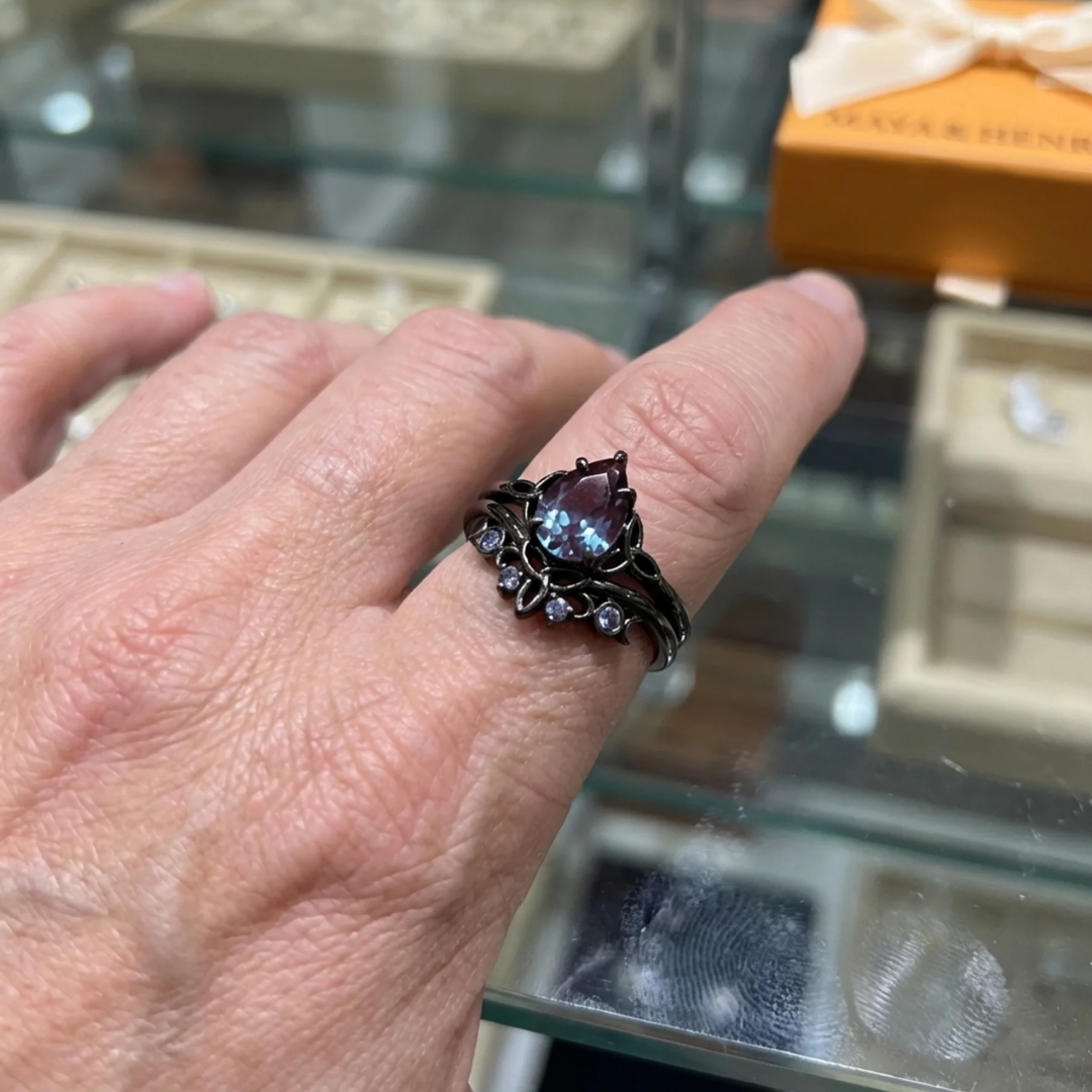 Amethyst Layers Ring