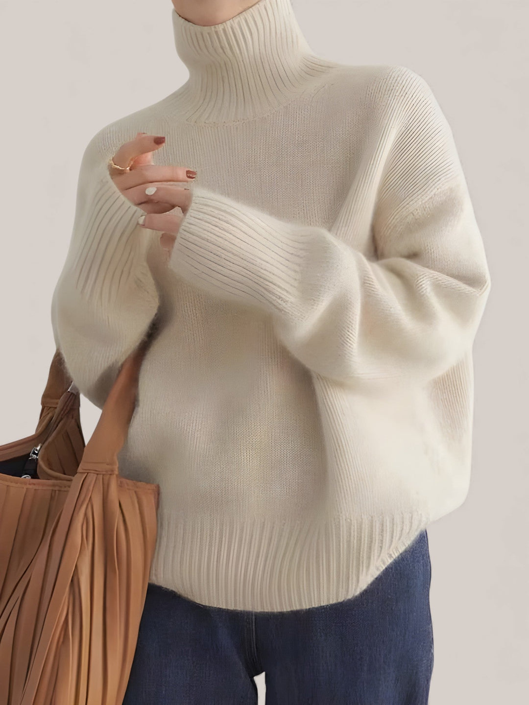 Jade | High Neck Jumper