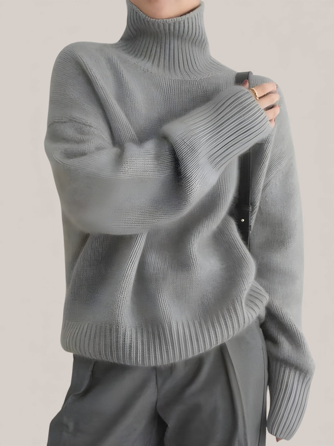 Jade | High Neck Jumper