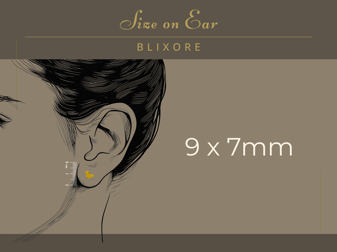 Bird Opal Stud Earrings
