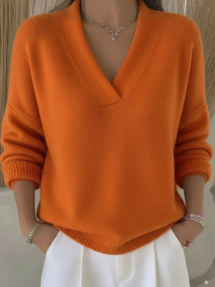Blanche | Relaxed V Neck Jumper
