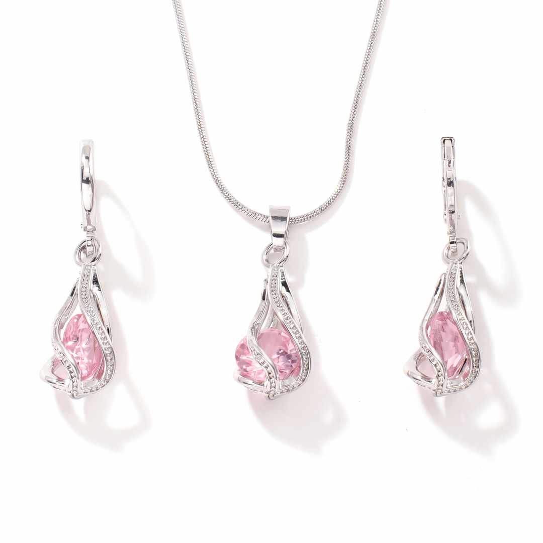 Rosalith Lumen Twist Jewelry Set