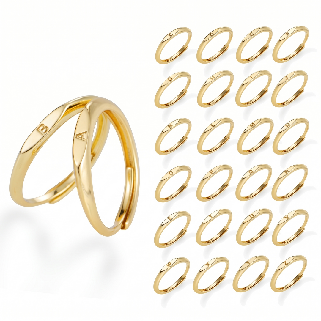 Elara Letter Ring