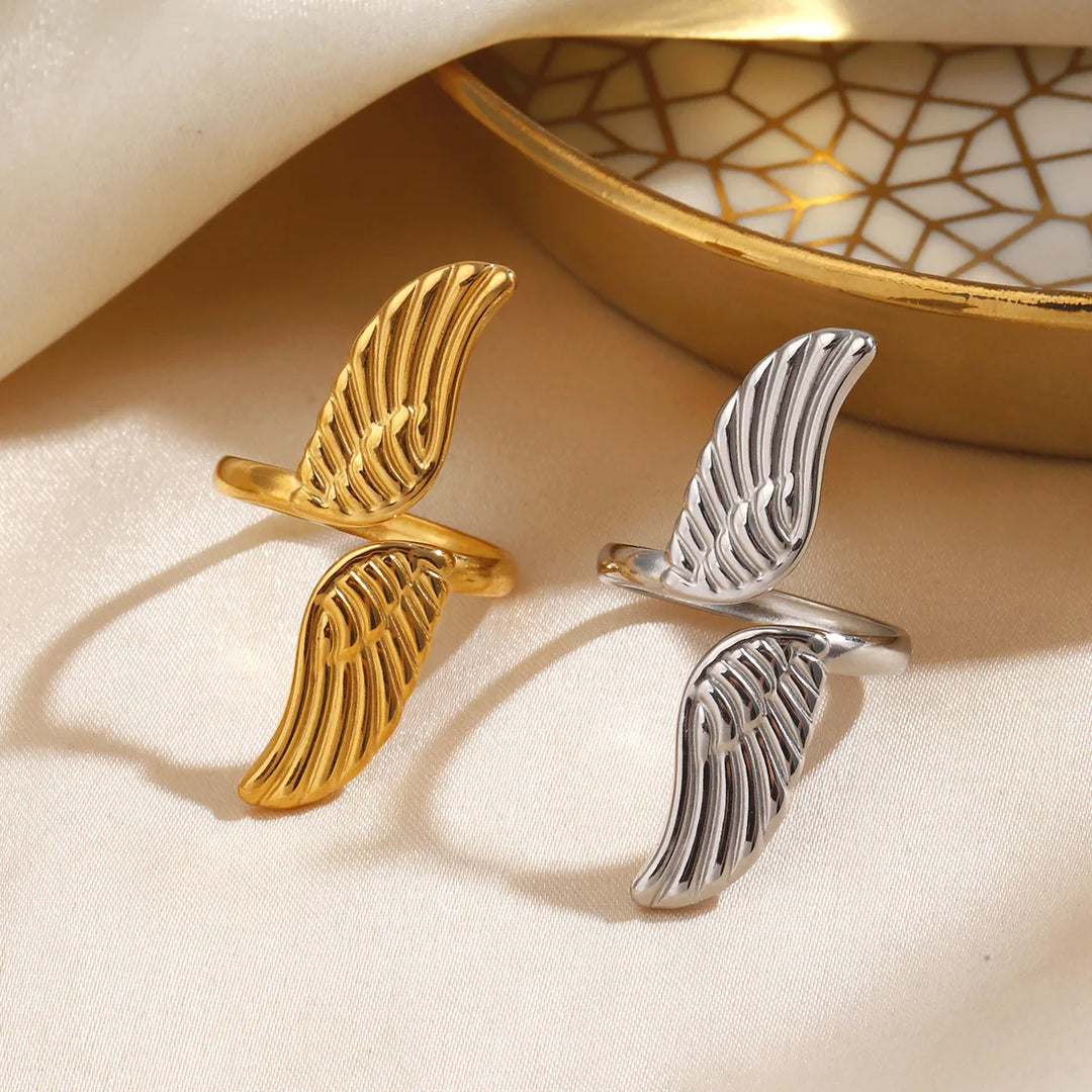 Angel Wing Open Ring