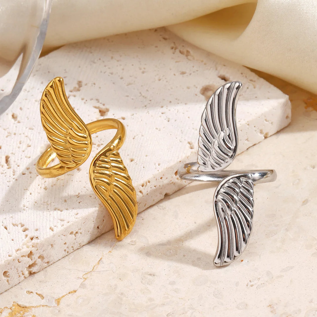 Angel Wing Open Ring