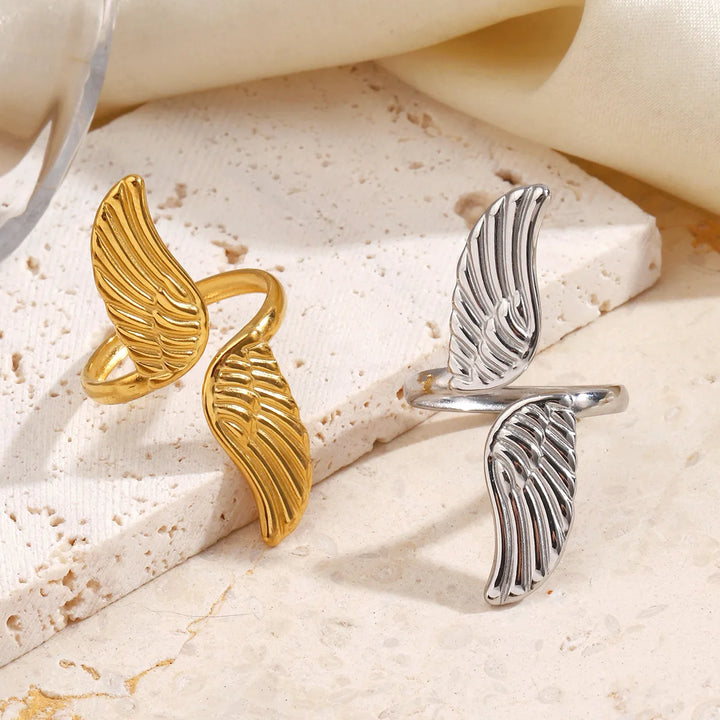 Angel Wing Open Ring