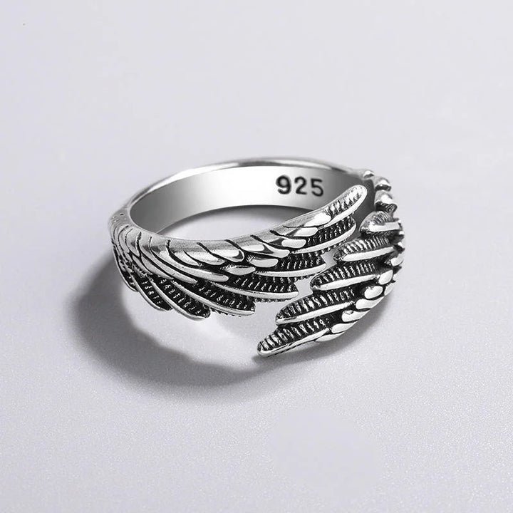 Vintage Feather Wrap Ring