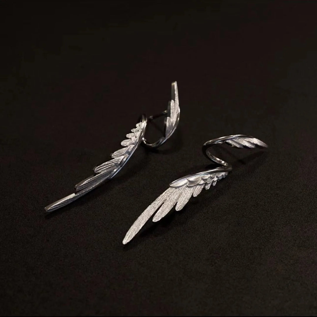 Feather Wing Stud Earrings