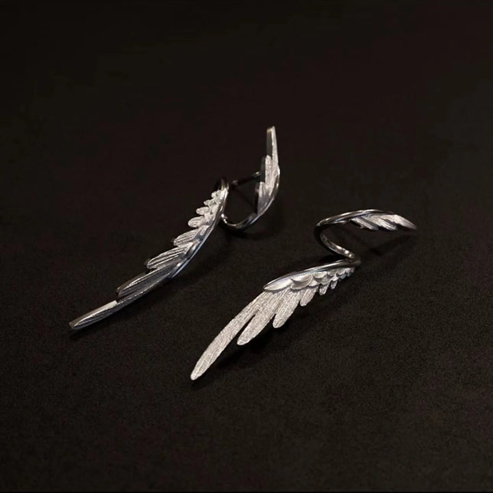 Feather Wing Stud Earrings