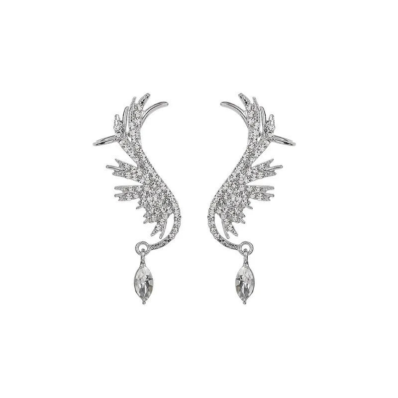 Sculpted Wing Stud Earrings