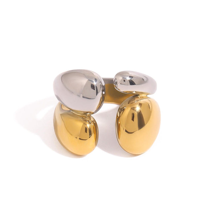 Two-Tone Gold and Silver Ring