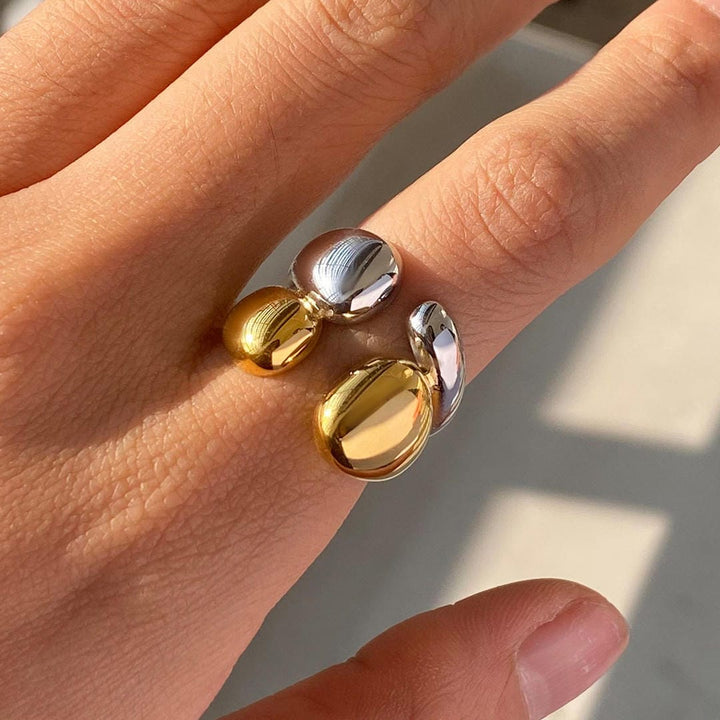 Two-Tone Gold and Silver Ring