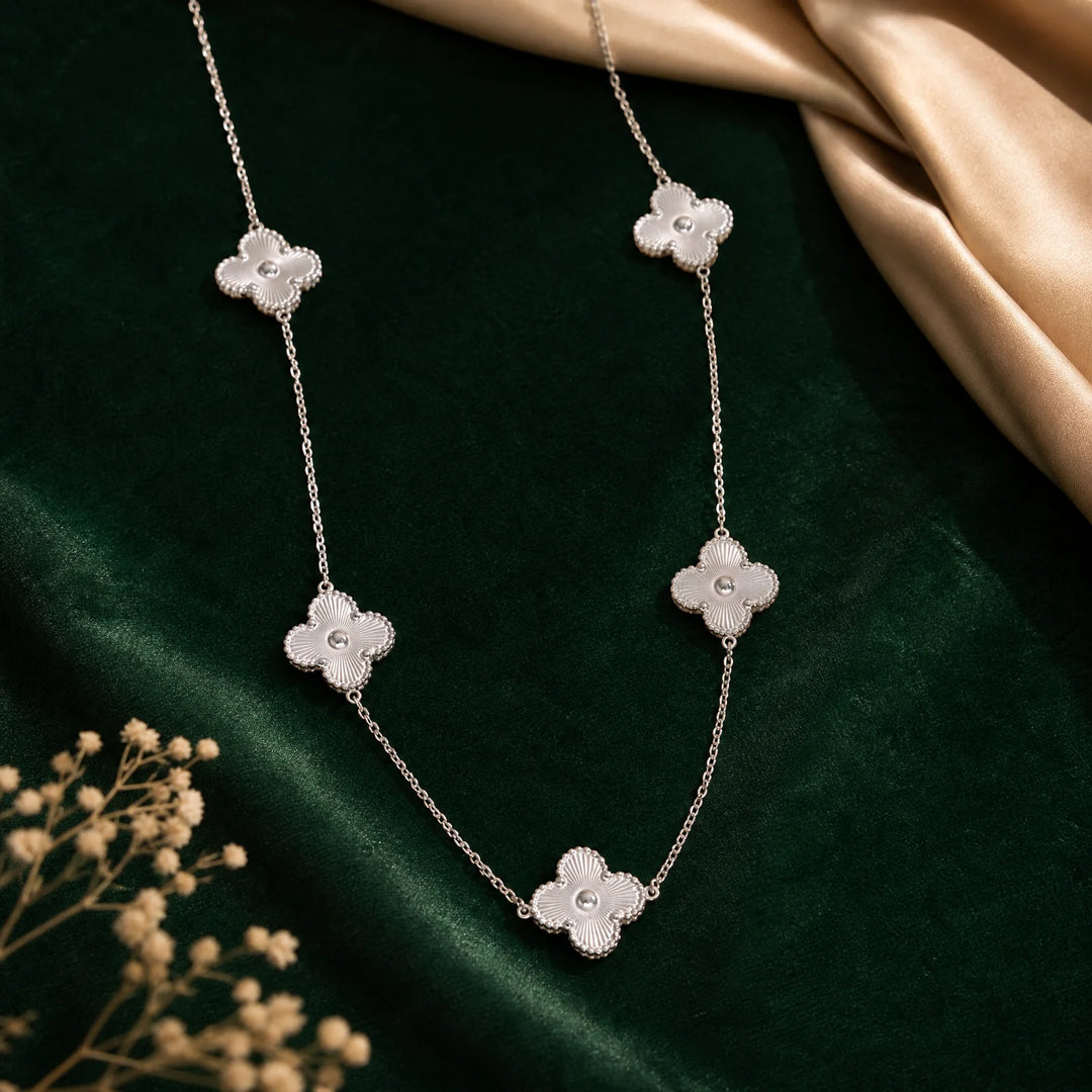 Lucky Clover Three-Piece Jewellery Set