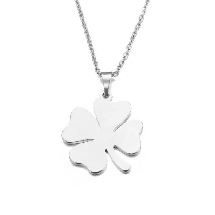 Minimalist Clover Pendant Necklace