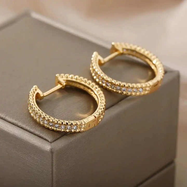 Crystal Stud Earrings