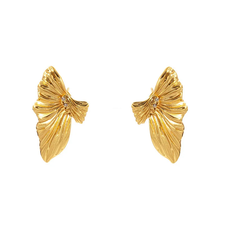 Pavé Wing Stud Earrings