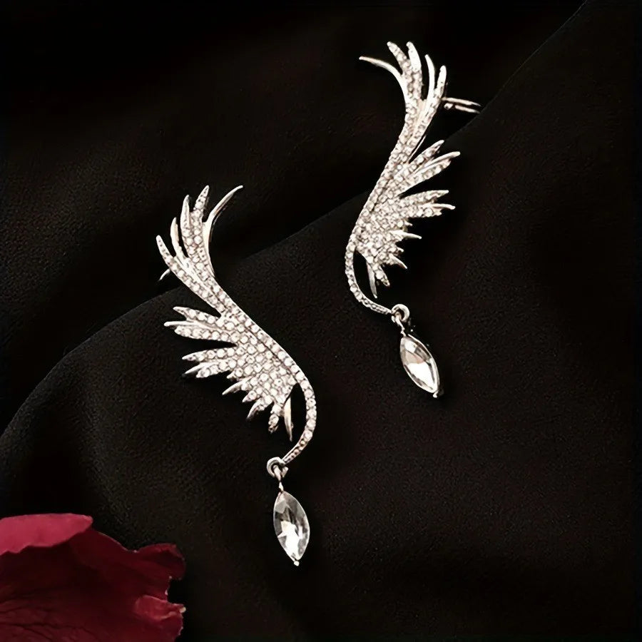 Sculpted Wing Stud Earrings