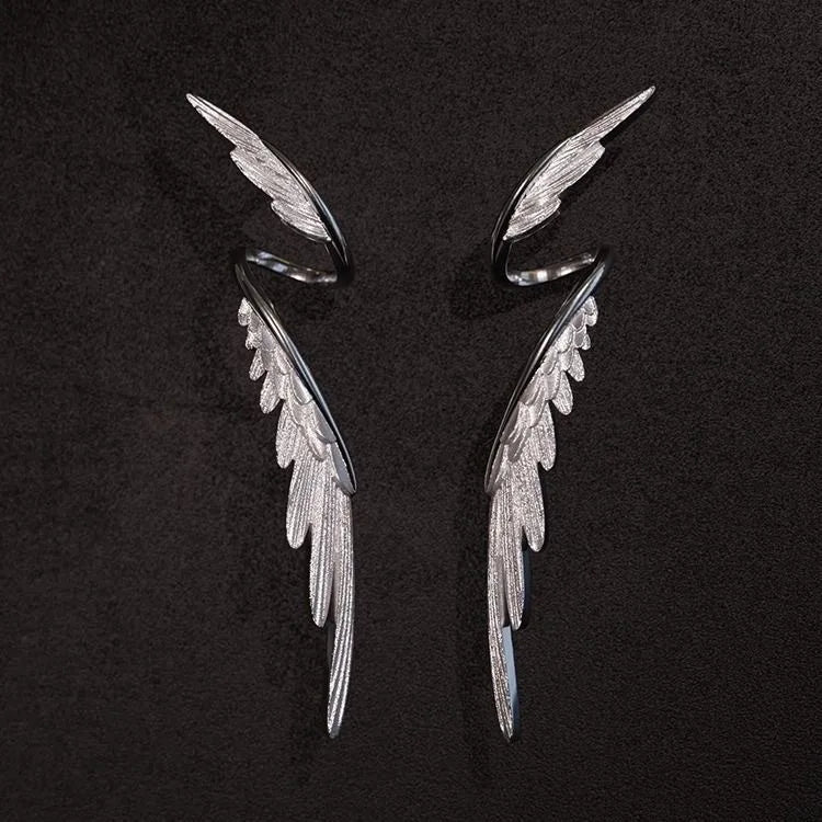 Feather Wing Stud Earrings