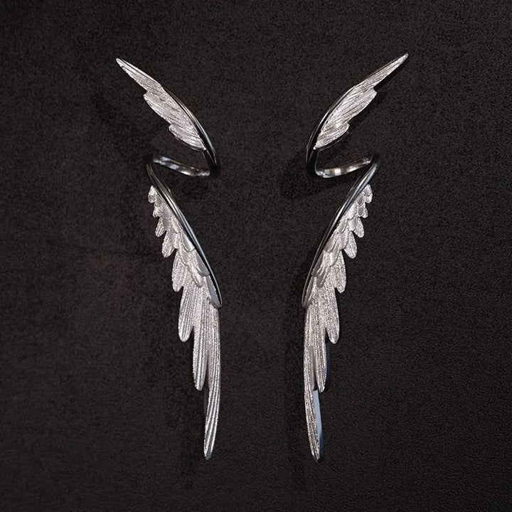 Feather Wing Stud Earrings