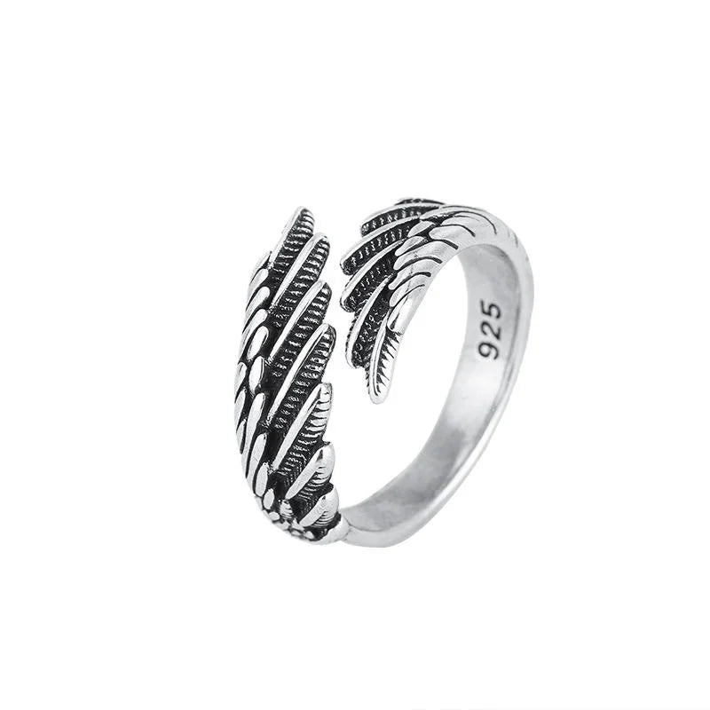 Vintage Feather Wrap Ring