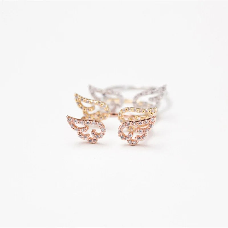 Angel Wings Adjustable Ring