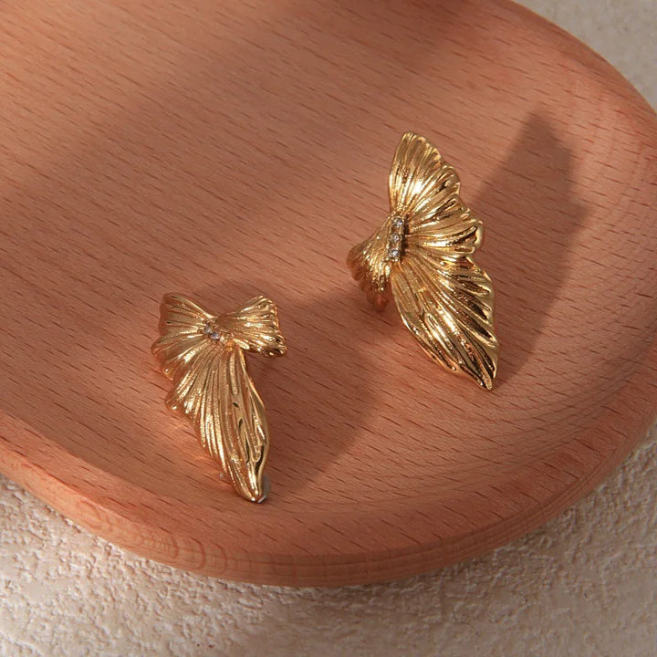 Pavé Wing Stud Earrings
