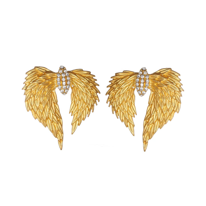 Vintage Feather Wing Earrings