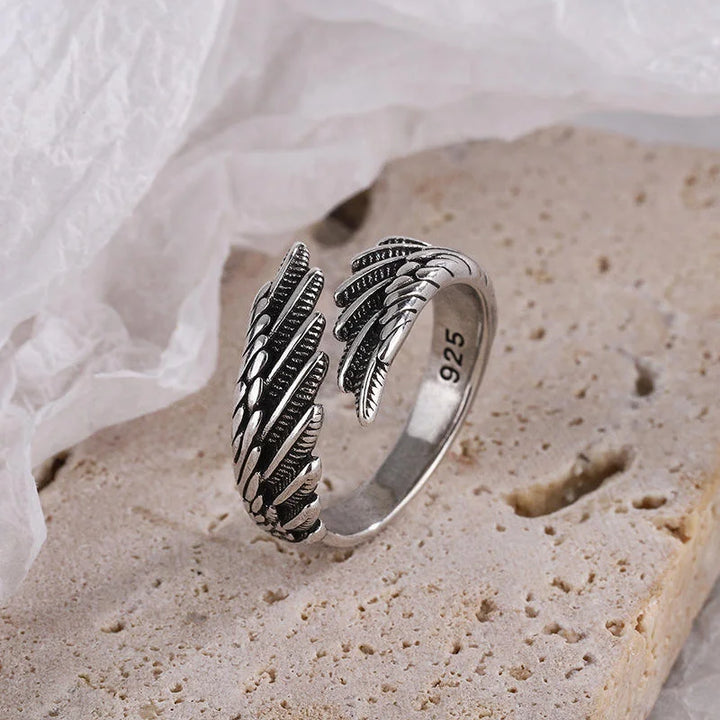 Vintage Feather Wrap Ring