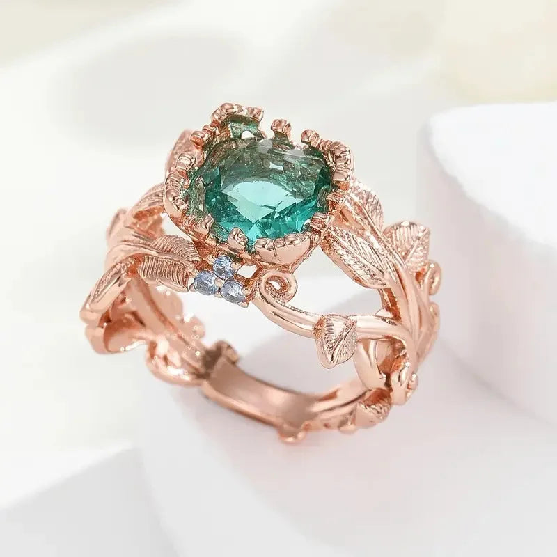 Emerald Ivy Vine Ring